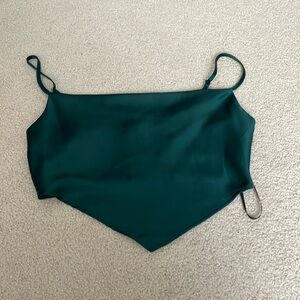 NWT Forever21 satin crop top
